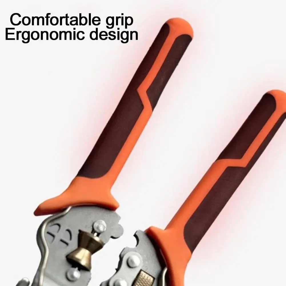 10 In 1 Multi-functional Wire Stripper Heavy-duty Hand Pliers Wire Universal Tool Cutter Stripper Terminal Cable Crimper X2F4