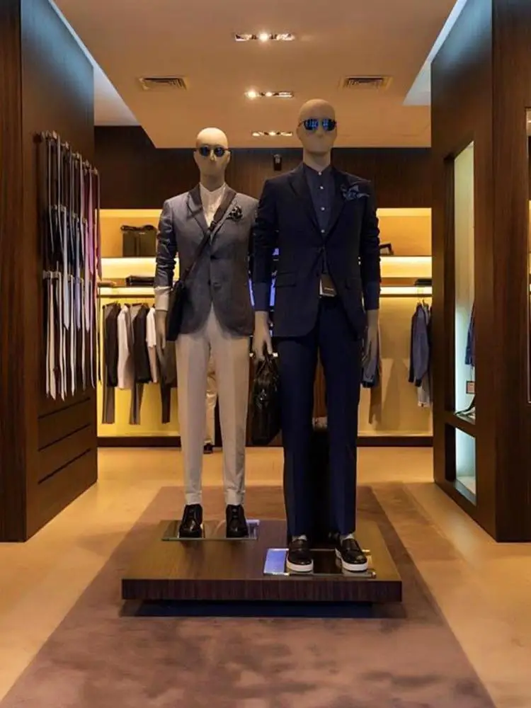 

High-End Busin Casual Pants for Men Self-Heating Comfortable Warm 3D down Ro Flannel Autumn Winter Straight Leg Long Pants