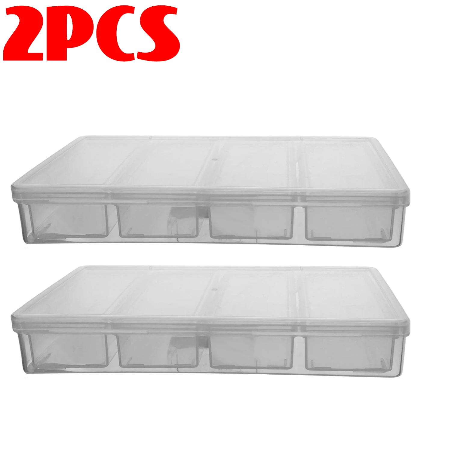 Transparent Rectangular DIY Bead Jewelry Container