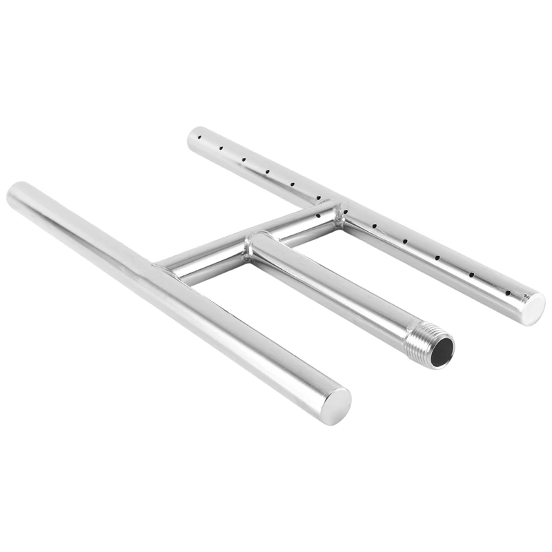 Parti di ricambio per caminetto e bruciatore a H per braciere in acciaio inossidabile B62B-304, 12 pollici da 6 pollici