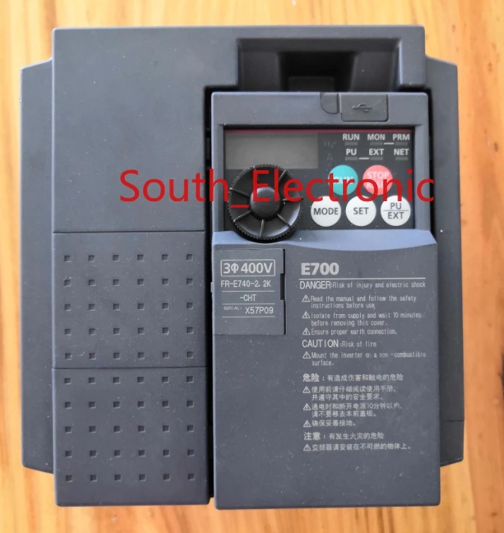 FR-E740-2.2K-CHT 2.2KW 400V  inverter  ,  In good working condition, free shipping  a