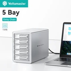 Yottamaster 4/5 Bay SATA HDD SSD Enclosure 2.5