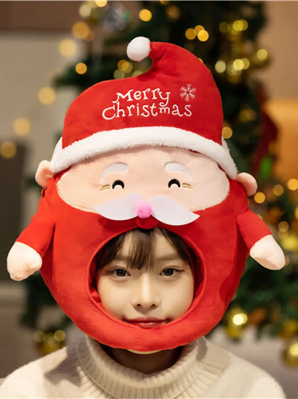 참신하고 재미있는 로켓 모자 따뜻한 봉제 장난감 맥주 모자 소녀와 소년을 위한 따뜻하고 재미있는 모자 크리스마스 선물 필수품