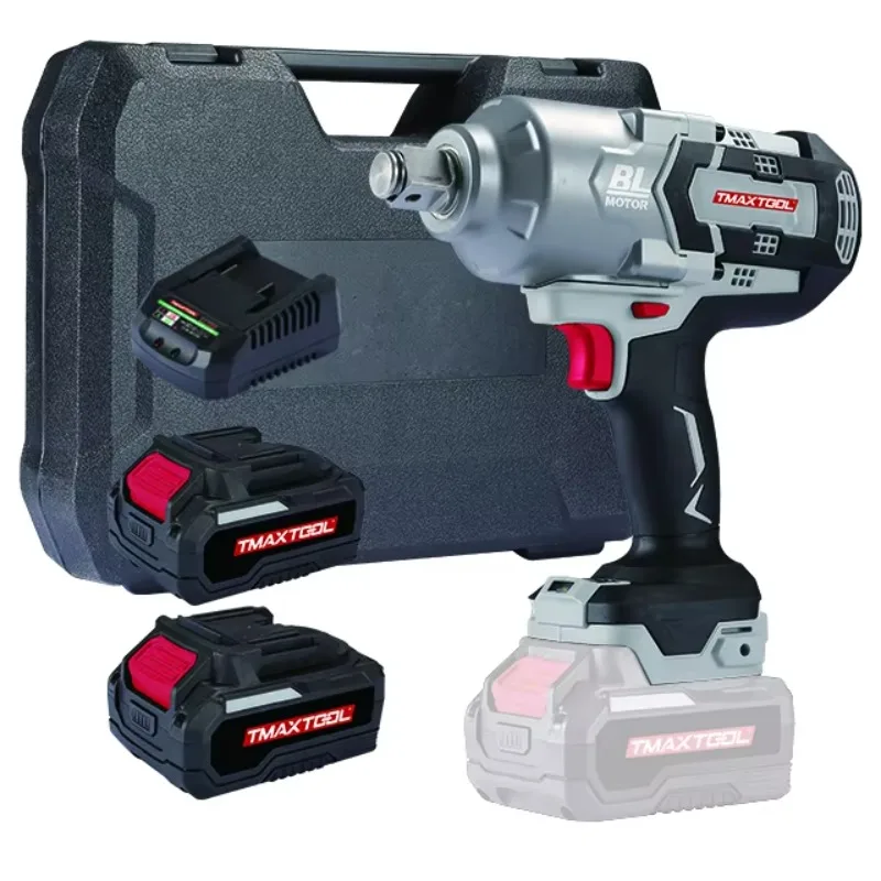 

[Hot Sale] 21V Lithium Electric Cordless Drill Impact Wrench Power Source Li-Ion Battery Brushless Motor Torque Wrenches