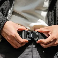 Genuine Tactical Belt Quick Release Magnetic Buckle Belt Soft Real Nylon Sports Accessories men and women belt - Image 2