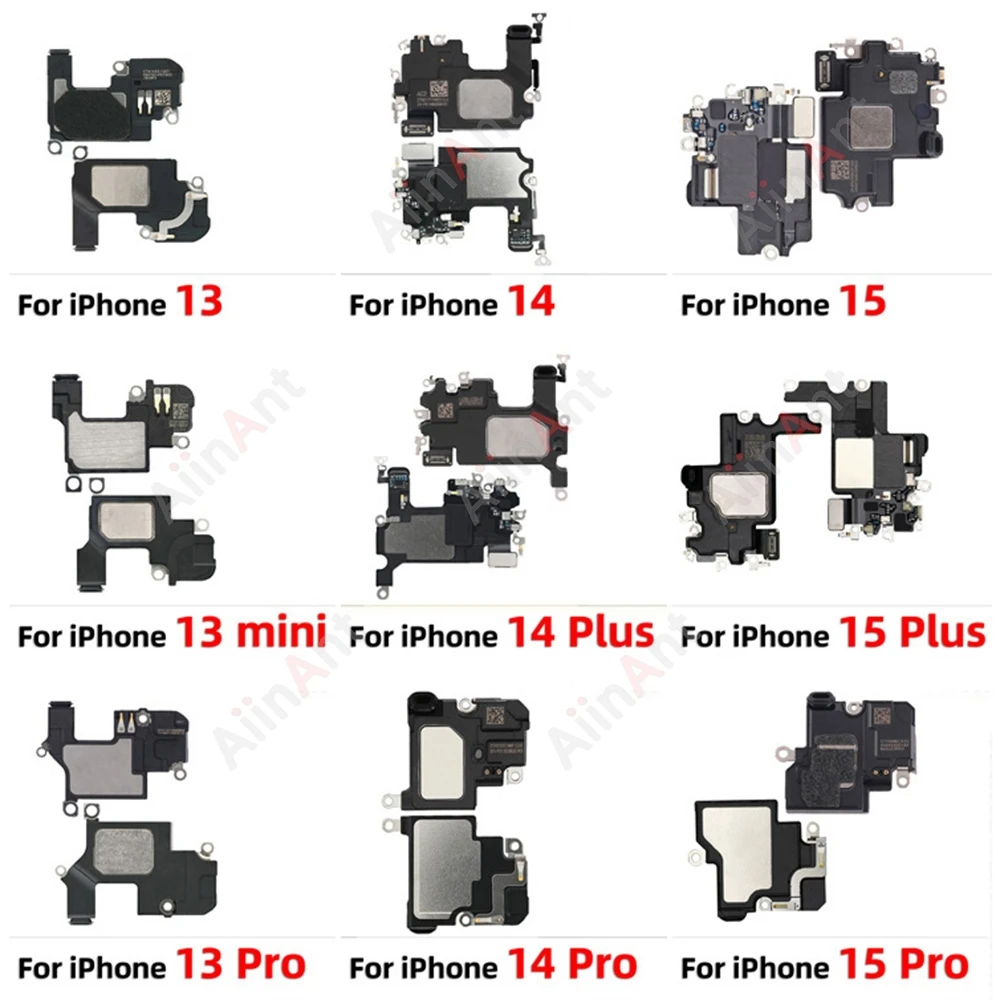 AiinAnt Phone Top Proximity Sensor Sound Ear Earpiece Speaker Flex Cable For iPhone 13 14 15 Pro Max 6 6s Plus Spare Parts