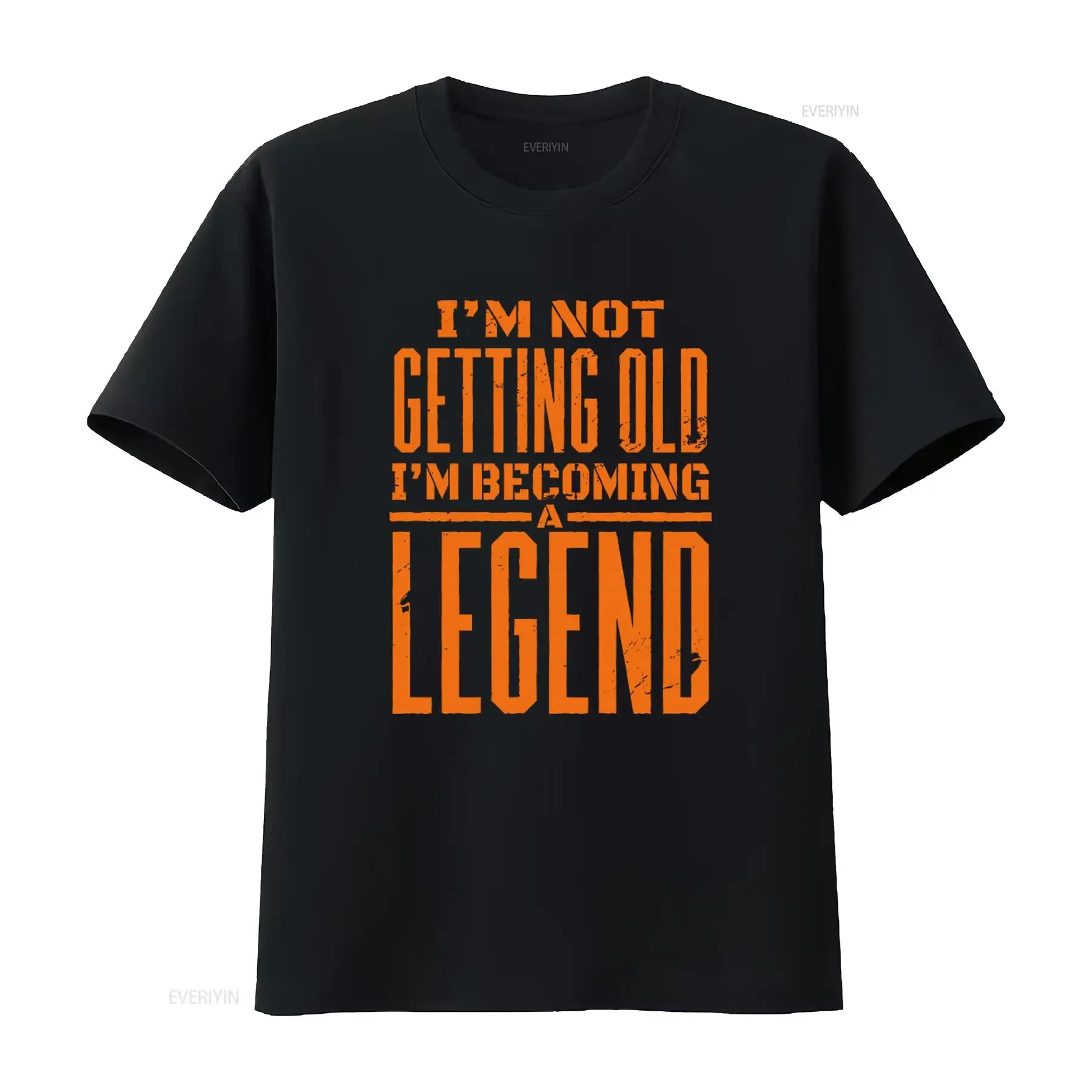 T-shirt drôle pour hommes « Je ne vieillis pas, je deviens une légende », style vintage, décontracté, graphique, doux, respirant, extensible