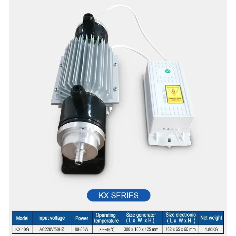كفاءة 10 جرام 15 جرام 20 جرام 30 جرام 50 جرام قابل للتعديل معالجة المياه أنبوب الكوارتز مولد أوزون