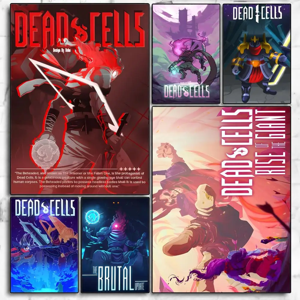 Game Dead Cells Poster Poster Room Wall Art Decor Waterproof Stickers For Home Bar Bedroom Decoration