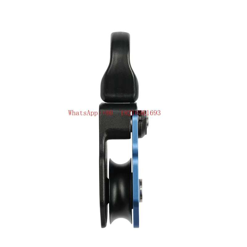 Universal Single Pulley Rotating Universal Ring Rock Climbing Fire Rescue Aerial Work Pulley