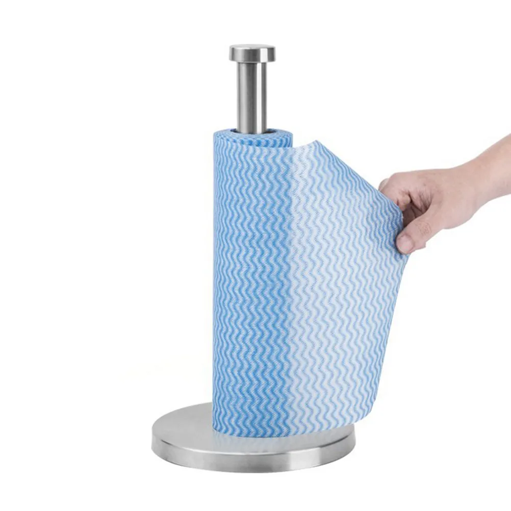 

Stainless Steel Paper Towel Stainless Steel Paper Holder Holder For Kitchen Bathroom Upright Roll Stand Tissue Rack Organizer