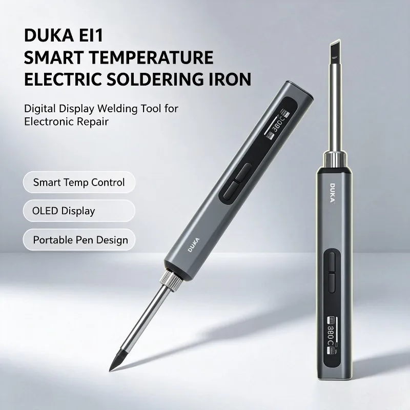 DUKA EI1 Smart Temperature Electric Soldering Iron Welding Solder Home Digital Display Electronic Welding Repair Tools