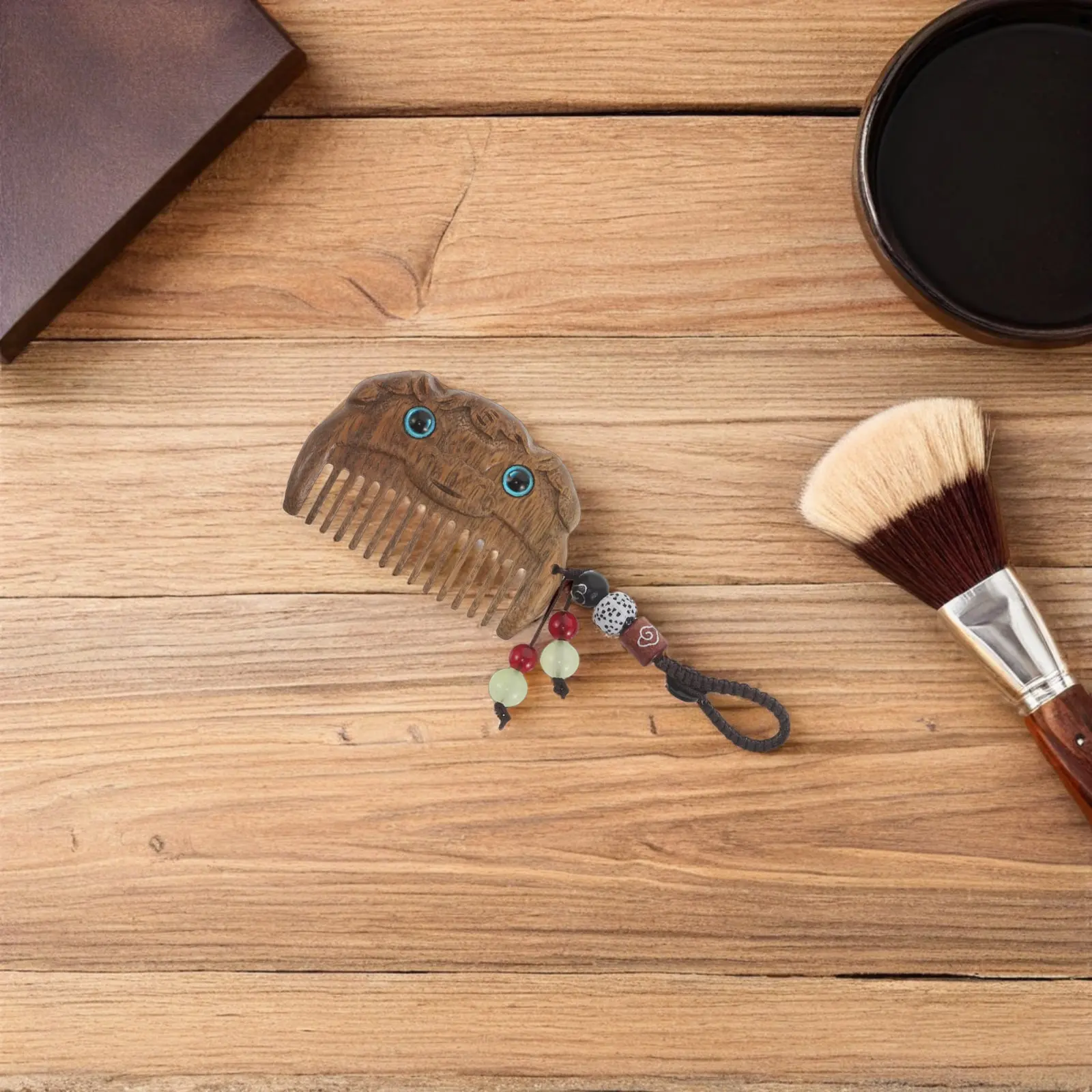 

Carved Sandalwood Comb for Women Portable Pocket Size Hair Styling Comb Vintage Chinese Style Detangling Scalp Massage Travel