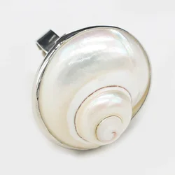 New Vintage Natural Shell Ring Adjustable Simple Rings Luxury Fine Popular Jewelry Wedding Gift for Women