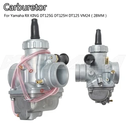 Carburetor VM24 28mm Round Slide Hand Choke For 150cc-250cc Dirt Bike Pit Bike ATV CRF KLX TTR Intake 40mm Air Filter Mount