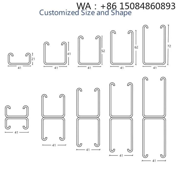 BS Standard Aluminum & Galvanized C Channel, CE Certified PV Mount Raw Accessories, Dual Material Parts for Light & Heavy Load S