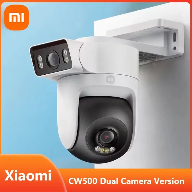 Original Xiaomi Outdoor CW500 Dual Camera Version IP66 Security Protection CCTV AI Detection Full-Color Night Vision Smart Home