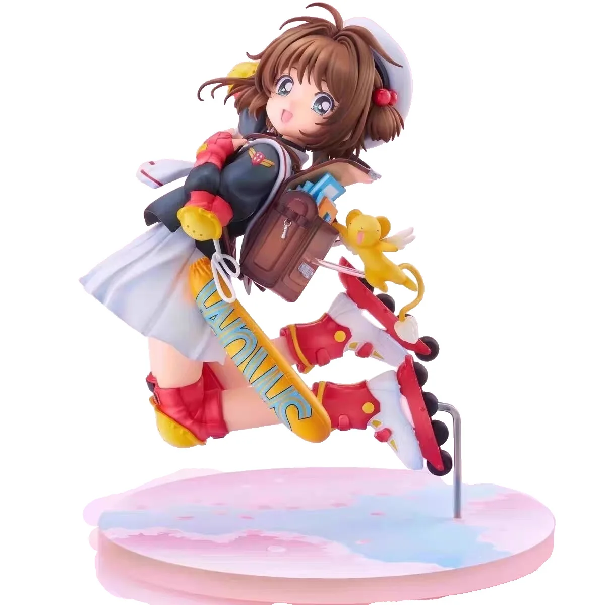 

Весенняя сцена, диорама с волшебной фигуркой девушки, тема вишни, модель позы черепахи, коллекционный подарок ручной работы