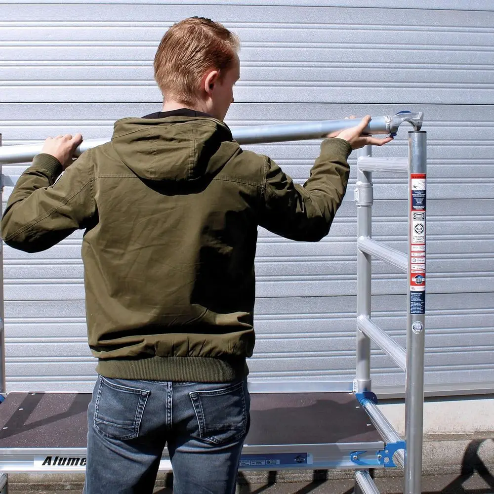 Alumexx X-UP Multi-Position Ladder, 9ft Reach, Supports 330 lbs