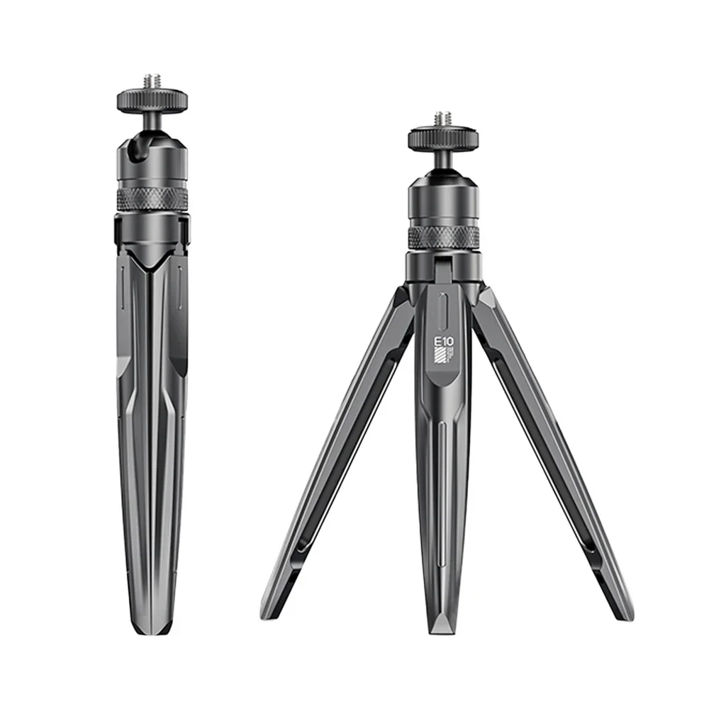 Aluminum Phone Tripod Video Recording Selfie Stick Desktop Tripod w 1/4