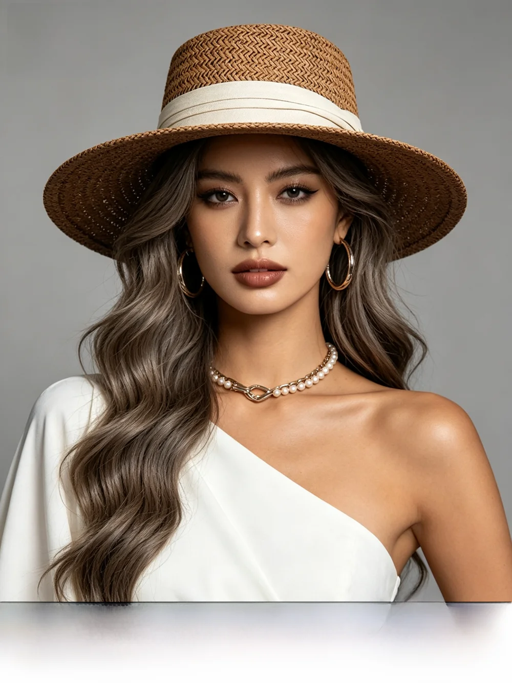 rouiiefao-retro-flat-top-straw-hat-women's-summer-beach-sand-sun-protection-hat-wide-brim-handmade-breathable-outdoor-cap