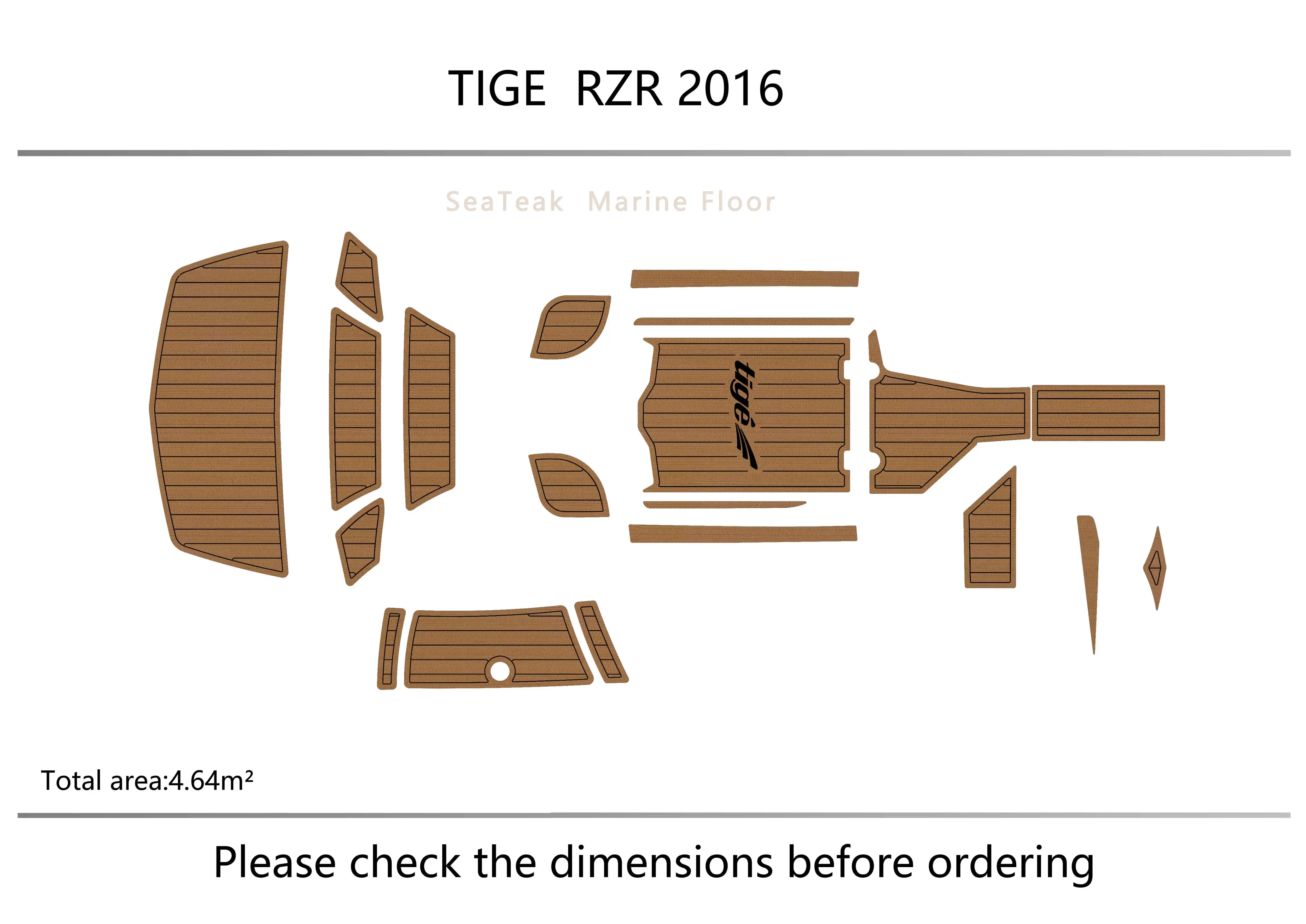 2016 TIGE RZR  Cockpit swimming platform   1/4