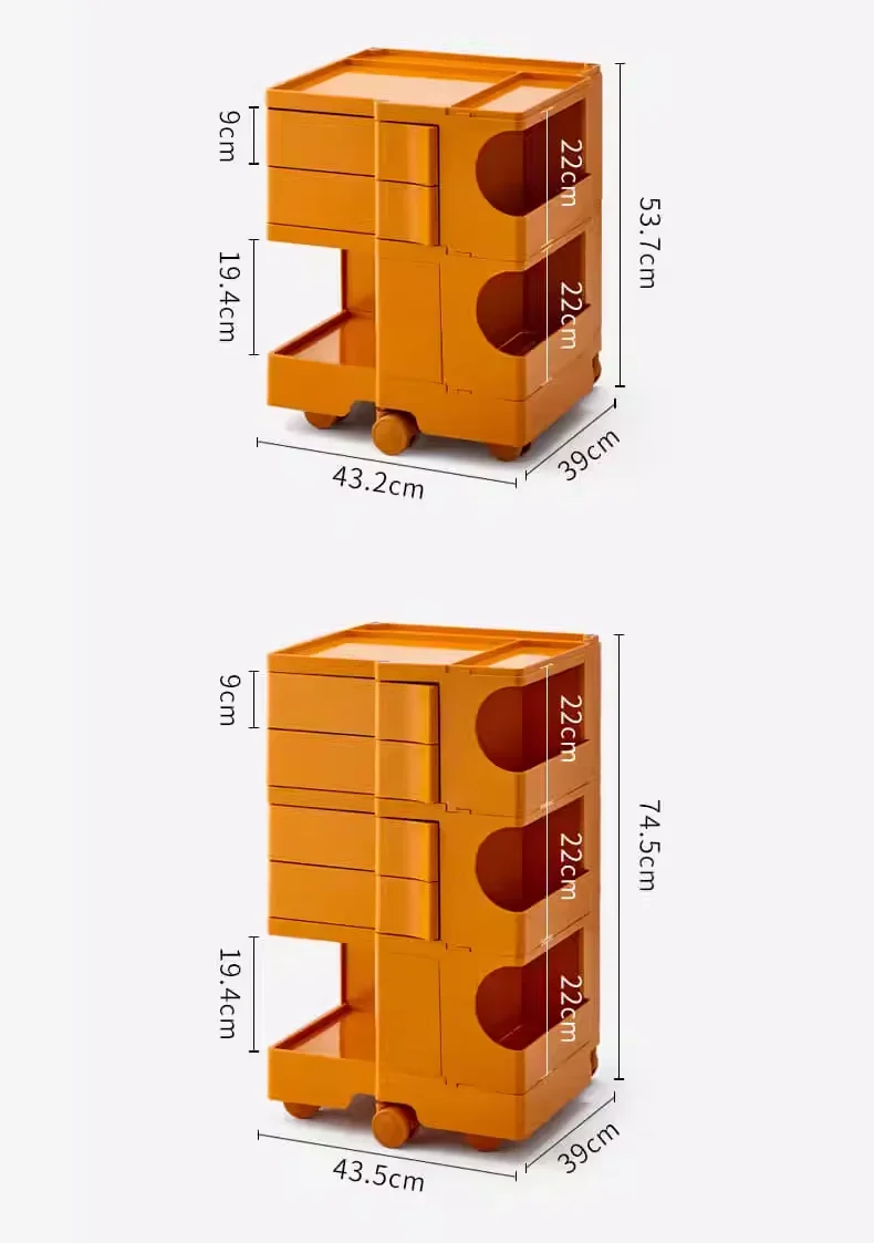 ABSプラスチック製収納ラック,可動式美容トロリー,理髪カート