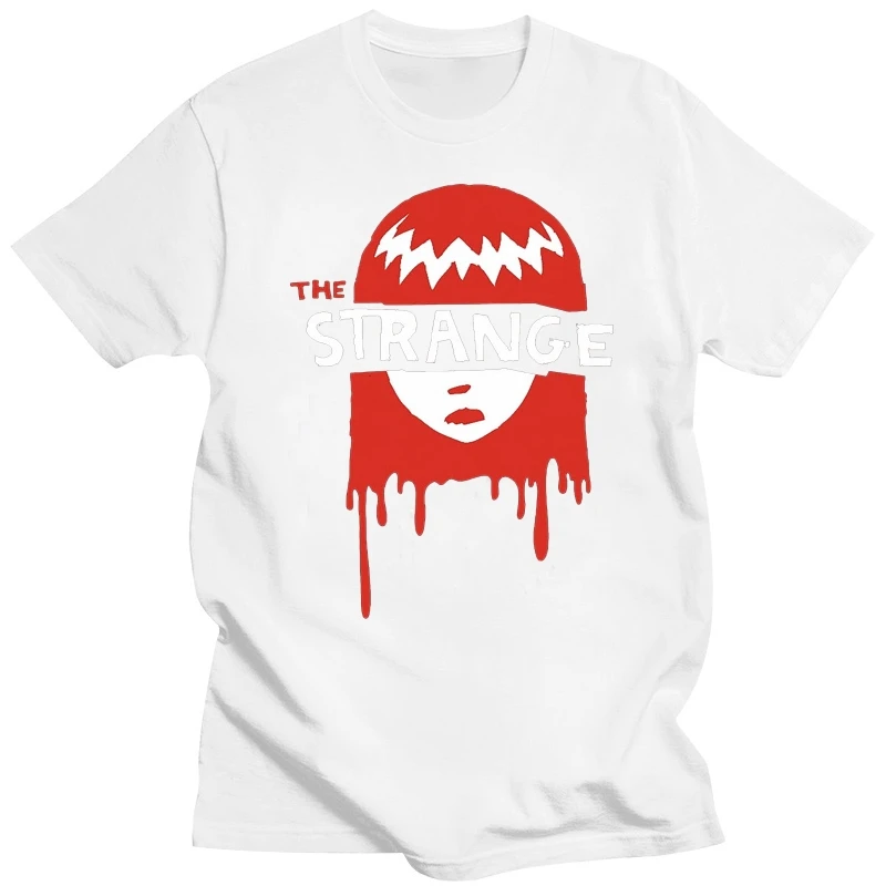 Juniors Women'S Emily The Strange Dripping Face Cut-Out Eyes Black T-Shirt Tee Casual Tee Shirt