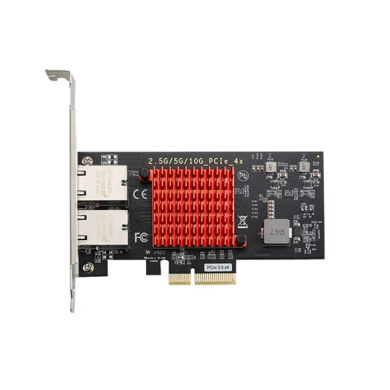 Tarjeta Ethernet Gigabit PCIe 3,0, 4x10, RJ45, puerto dual, servidor de X550-T2, tarjeta de red