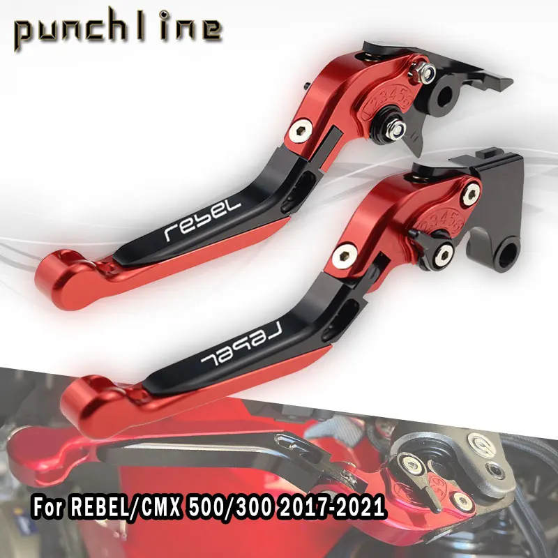 

Fit For REBEL/CMX 500/300 CM 2017-2022 Folding Extendable Brake Clutch Levers CMX 300 Motorcycle CNC Accessories Handle Set