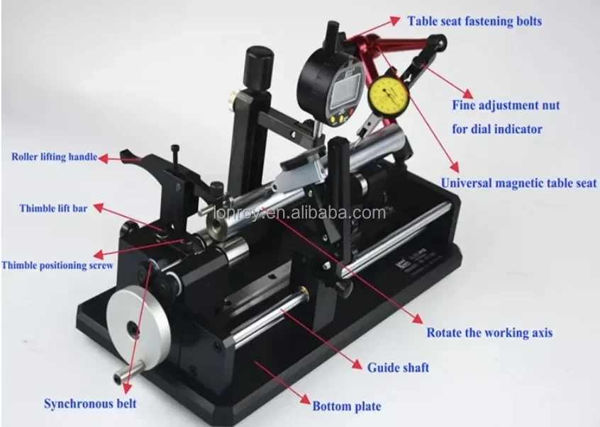 Machine de mesure de concentricité d'arbre électronique, machine d'essai de concentricité