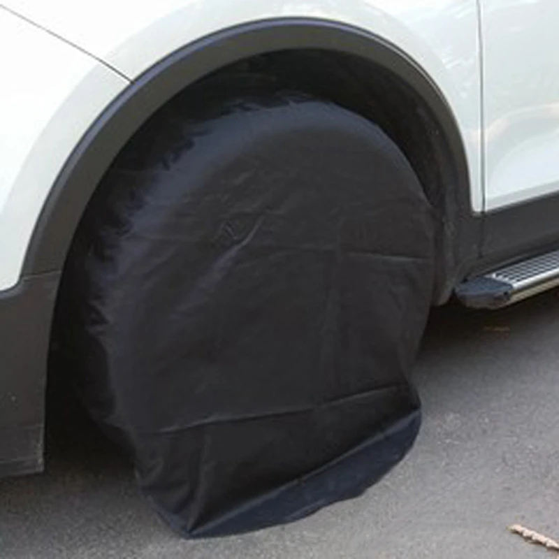 Spare Tire Covers Wheel Protector Storage Bag Weatherproof Universal for Trailer Travel Car Styling Protective Bags Tire Cover