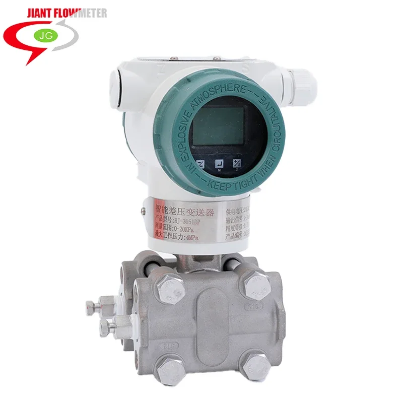 Differential Pressure Sensor 4-20mA with HART High Accuracy and Pressure Transmitter Transducer