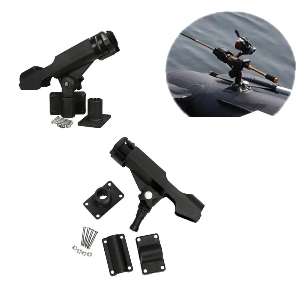 

2x Adjustable Boat Rod Holder, Strong Quality Fishing Boat Rod Holder