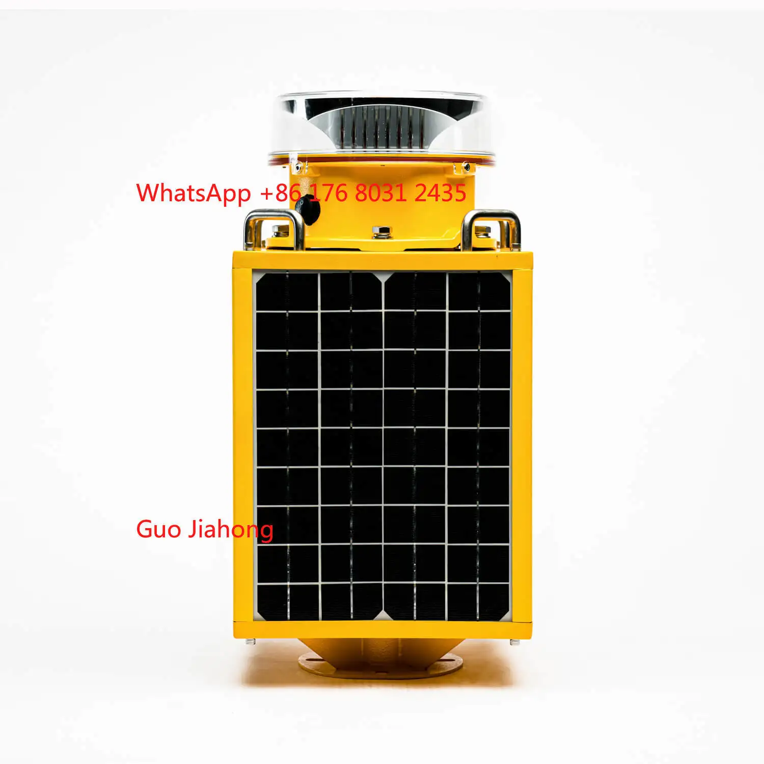 

Nighttime Aviation Red Obstruction Lights Luz Medium Intensity Solar De Obstruccion Signaling Beacon for High Voltage Pylons