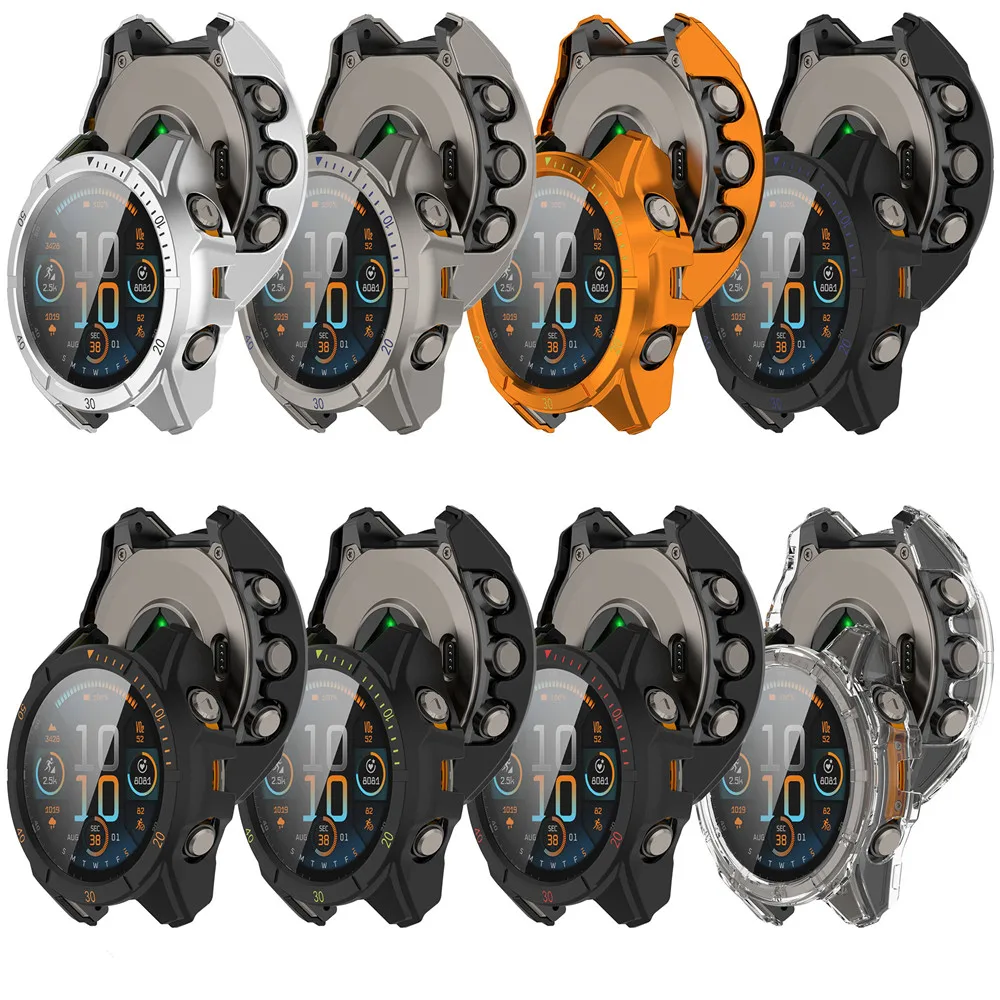 Case Cover with Screen Protector For Garmin Fenix 8 Solar Watch Frame High Quality PC Slim Protective accessories