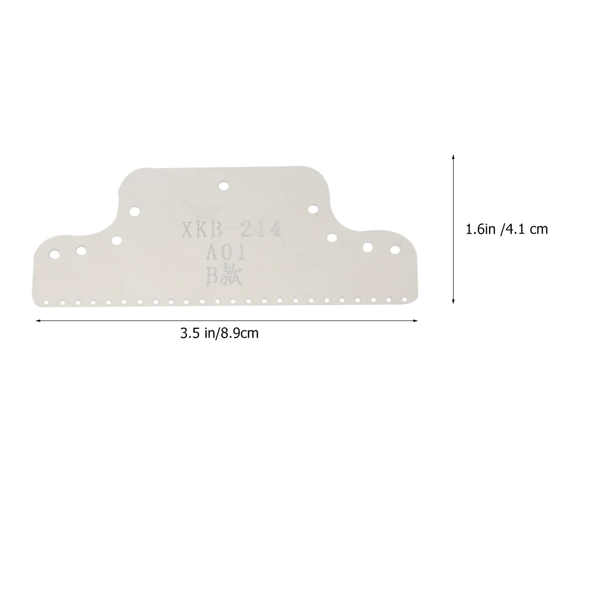 

1 set Acrylic Boots Pendants Template DIY Making Stencil Premium Optical Transparent Precision Cut for Crafts Sewing