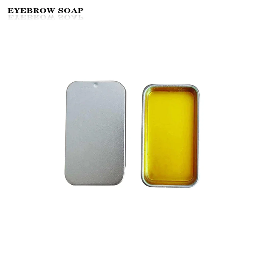 Private Label 6-color Aluminum Box Eyebrow Soap Custom Long-Lasting Natural Wild Brow Styling Easy To Use Makeup Wholesale