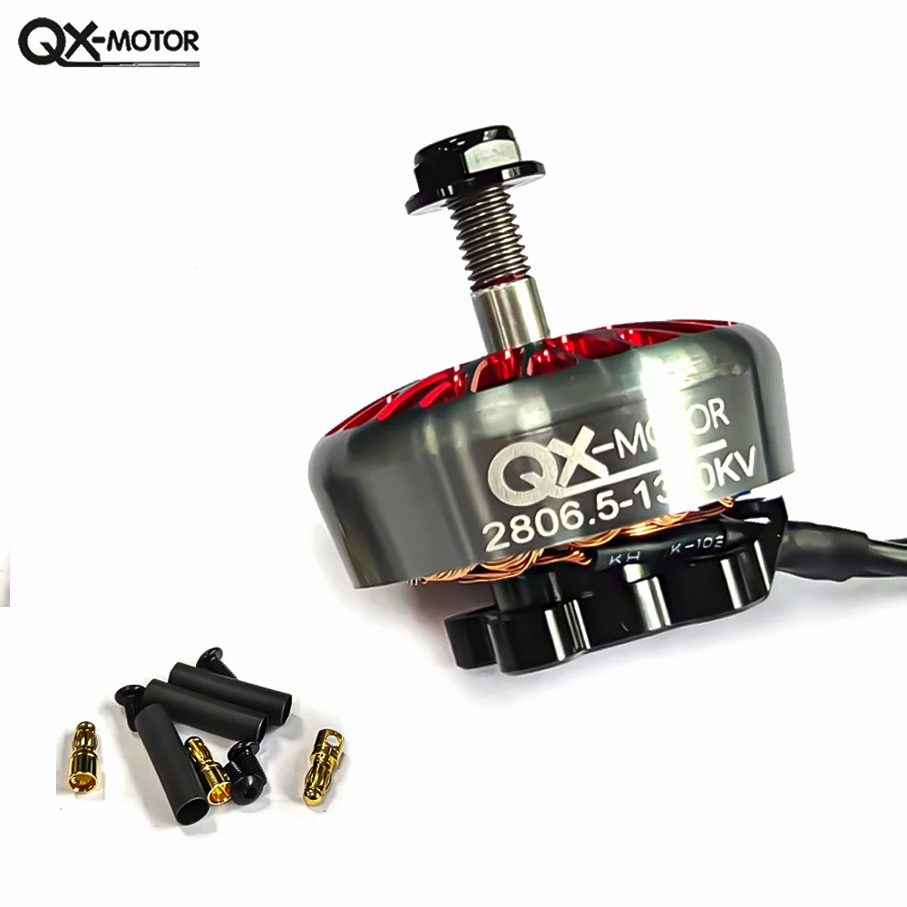 QX-Motor QX2806.5 Brushless Motor Black White 1800kV 1300kV For Helicopter FPV Racks Racing Toy Parts