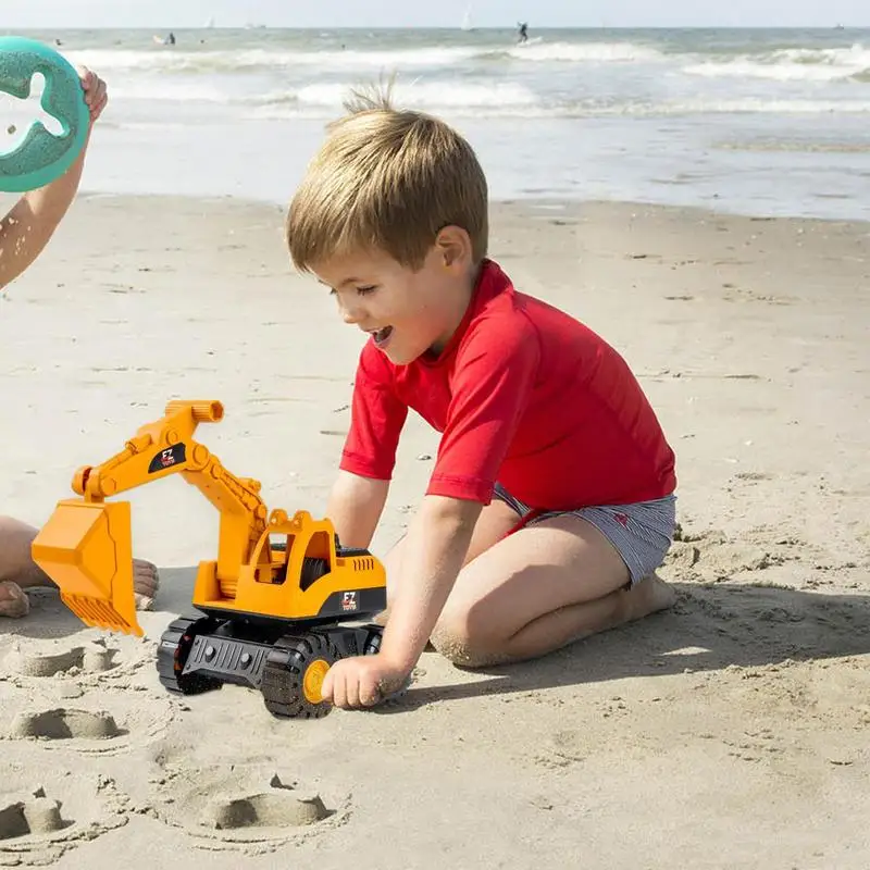 Simulação Escavadeira Modelo Trator Brinquedo para Crianças, Mini Carros, Caminhão Basculante, Presente De Aniversário