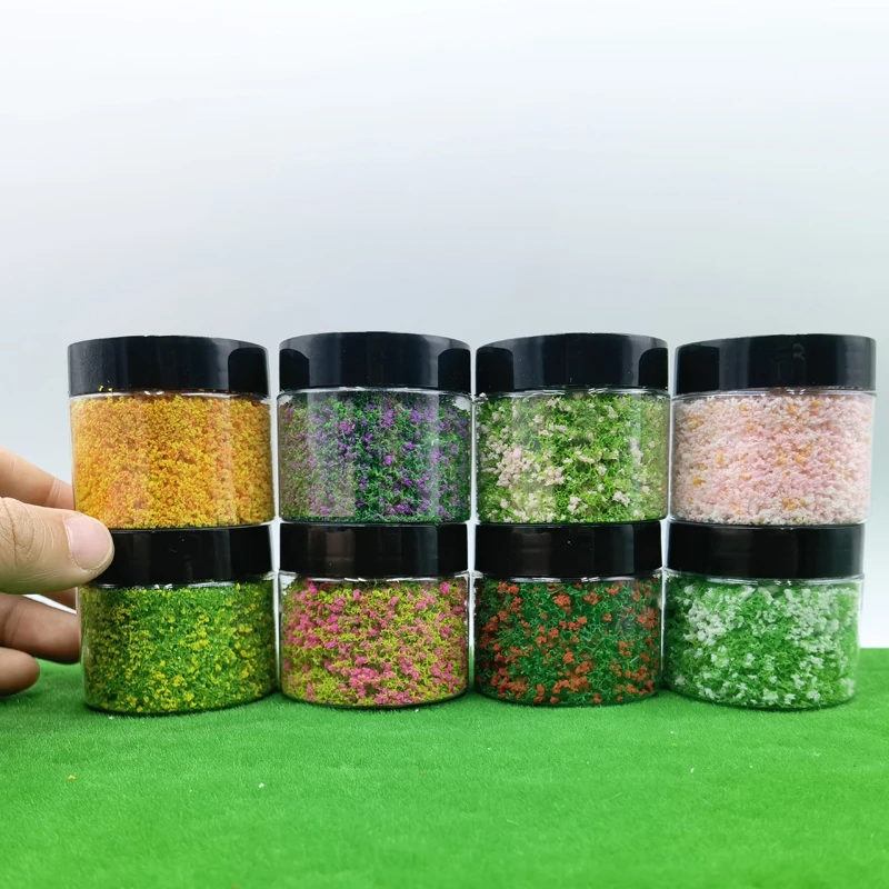 1-3 ミリメートル模擬花粉モデルカラー低木植生偽花モデルツリー作成材料列車モデルプラットフォームデコラジオラマ