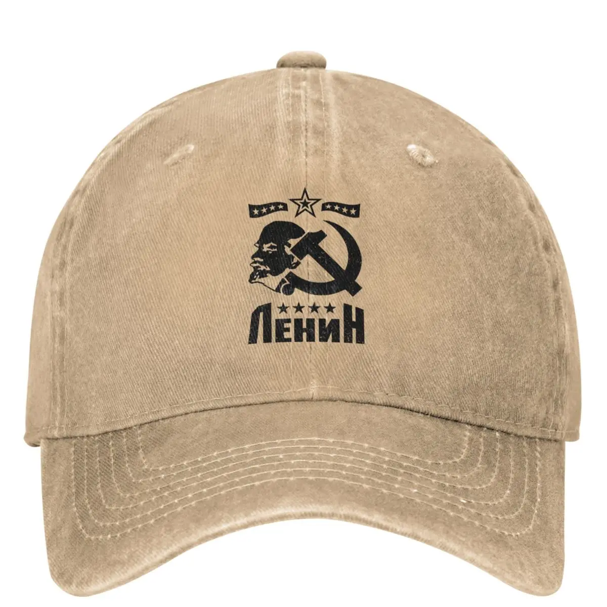 Lenin Rusia Urss Baseball Cap Outdoor Gym Breathable Hip Hop Hats Women Men Casual Sunscreen Snapback Cap