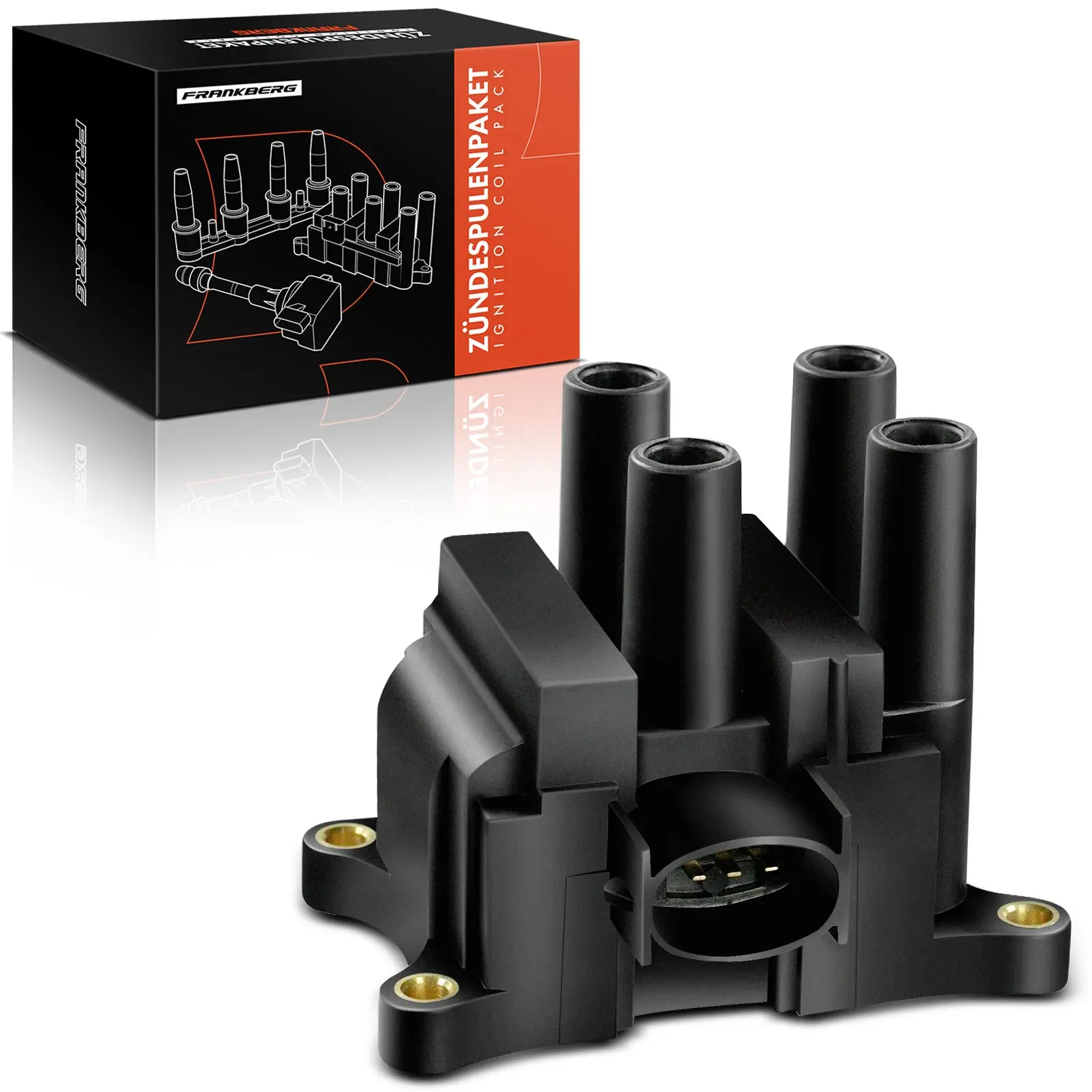 Frankberg 1x ontstekingsmodule ontstekingsbobine voor Ford Cougar Escort VI notchback VII Tournament Fiesta IV Box V Van Focus C-Max II 1075786
