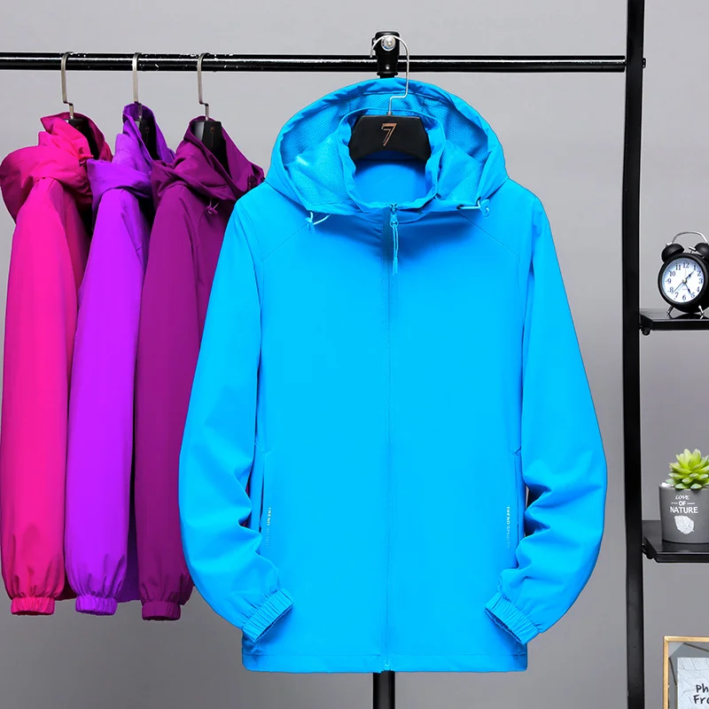 Autumn Winter Outdoor Sports Jacket Men's and Women's Thin Breathable Waterproof Windproof Soft Shell