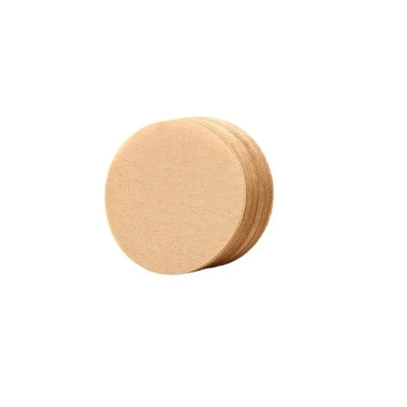 100pcs Round Coffee Filter Paper 51 53 58mm Wood Pulp Fine Filtration For Pour Over Pot Maker Accessories