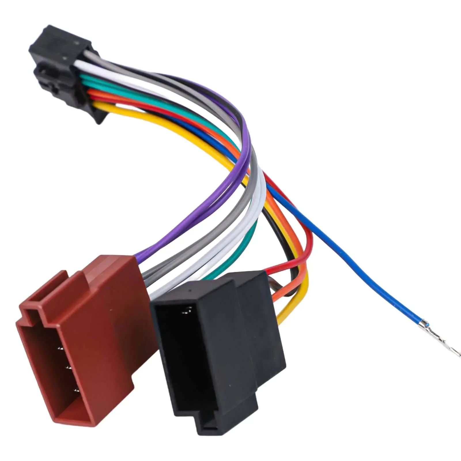 185mm Length 16-Pin Audio Harness Easy Installation ISO Female Socket Modification For Audio Replacement Installation