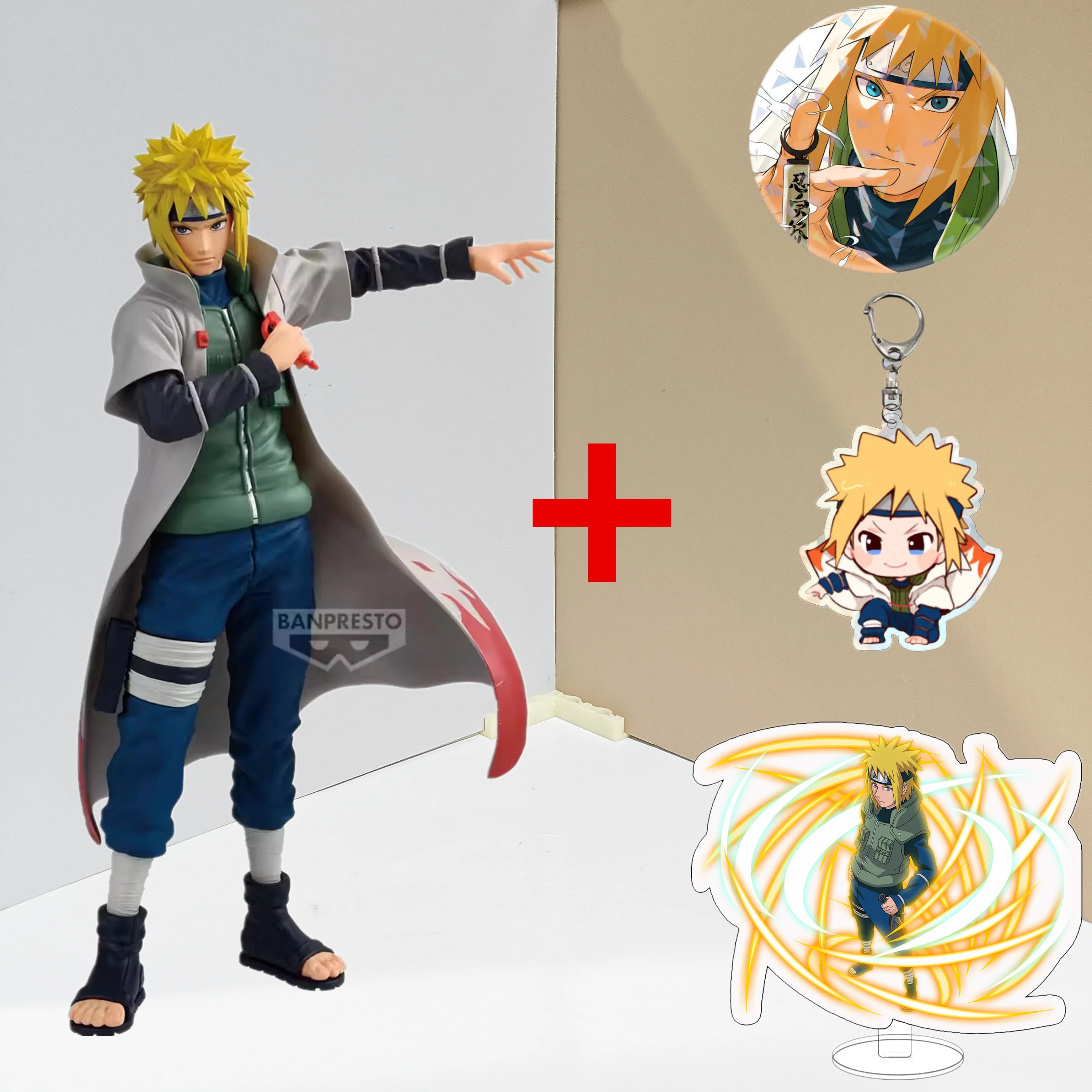 

Фигурки Banpresto NARUTO: Намиказе Минато (Ninkai Zoukei Retsuden), коллекционные модели Bandai Figuarts, игрушки