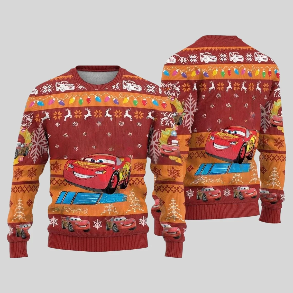 Carro anime elementos natal roupas esportivas relâmpago mcqueen natal feio roupas esportivas casal festa presentes de natal novo