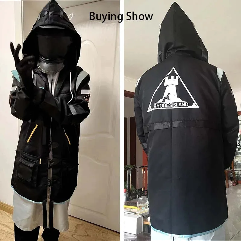 코스프레 의상 할로윈 로즈 아일랜드 닥터 다르드블루 의상 바지 마스크 장갑 룽멘 코인스;3'v,6.h;8' 포함 풀 세트