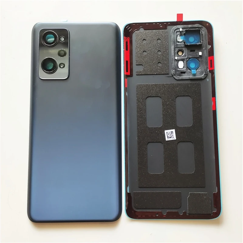 New For Realme GT Neo 2 Glass Battery Cover Back Housing Panel RearCase Replace RMX3370 for Realme Neo2 Back Cover